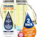 8-Pack Ethanol Test Kit - Spill-Free Wide Mouth E85 Tester with Bold Markings, Compact Design for Hundreds of Tests, Accurate Results in 5 Minutes