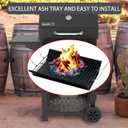 810-0025 Charcoal Tray Grill Replacement Parts for Nexgrill Ash Pan Grill Parts 20003172A0 Ash Catcher Tray Nexgrill Charcoal Basket Fire Pan 8100025 Smoker Tray Grill Accessories Charcoal Holder