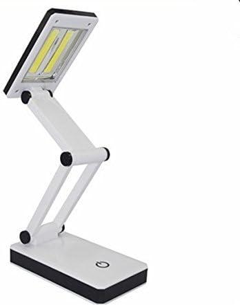 TOMOL [New Version] Super Bright COB LED Portable Desk Lamp Travel Lamp :Foldable, Touch Sensitive Control, 3 Adjustable Brightness Levels, Battery and USB Powered