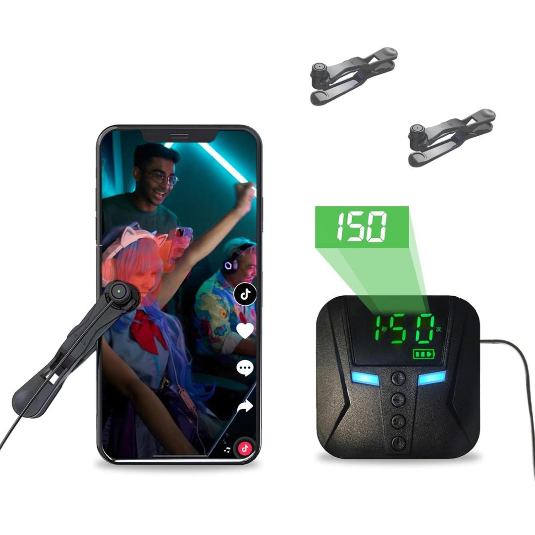 Automatic Clicker for iPhone iPad, Phone Screen Device Speed Clicker for Android IOS, Simulated Finger Continuous Clicking, Adjustable Auto Physical Tapper, Suitable for Games, Live Broadcasts, Reward Tasks1 Second Fastest 50 Times (ARB-G2)