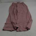 Women Flowy Pants Drawstring Waist Wide Leg Palazzo Beach Pants Loose Fit with Pockets (X-Small Short, Pink)