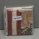 RABUSOFA Christmas Pillow Covers 18x18 Inch Set of 4 Indoor Outdoor Waterproof Snowman Reindeer Gloves Eucalyptus Winter Holiday Stripes Cushion Case Christmas Decoration for Couch Red