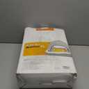 QPAU Inflatable Toddler Travel Bed with Tent, Baby Crib Tent, Portable Kids Air Mattress with Safety Bumpers, Ideal for Home, Grandma's, Camping, Traveling (Grey, 66.9"L x 52.7"W x 13.3"H)