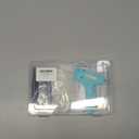 Aqua and White Mini Tagging Stitch Gun for Clothing- Tagging Gun Clothes Stapler Sewing Hemming Tool Stitching Gun with 6 Needles and 2000 Blackand 2000 White Fasteners