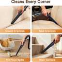 Portable Carpet & Upholstery Cleaner, 18Kpa Carpet Cleaner Machine for Deep Stain Removal, Spot Cleaner for Pet Accidents, Area Rugs, Stairs, Car Seats & Couches, Includes Tools & Self-Cleaning