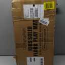 ProSource Foam Puzzle Floor Play Mat for Kids and Babies with Solid Colors, 36 or 16 Interlocking Tiles with Borders, White/Grey/Beige