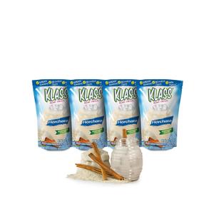 Klass Aguas Frescas | Drink Mix | Horchata | Flavors From Natural Sources, No Artificial Flavors, With Vitamin C (Makes 7 to 9 Quarts) 14.1 Oz Family Pack (4-Pack), Best before 112126