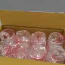 Elegant Acrylic Drinking Glasses [Set of 16] Attractive Clear Plastic Tumblers - Unbreakable Drinkware Set Ideal for Indoor and Outdoor - Kid Friendly