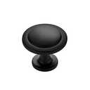 Ravinte 3 Pack 1-1/4 inch Kitchen Cabinet Knobs Matte Black Dresser Zinc Pulls Door Drawer Handles for Dresser Drawers
