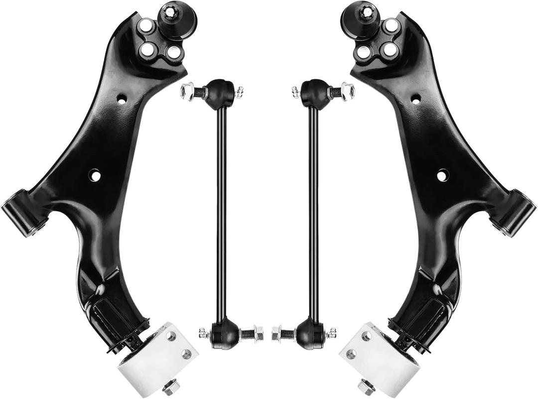 Front Driver & Passenger Side Lower Control Arms Suspension Kit Fit for Chevy Equinox, Fit for GMC Terrain 2010 2011 2012 2013 2014 2015 2016 2017-4pc Set