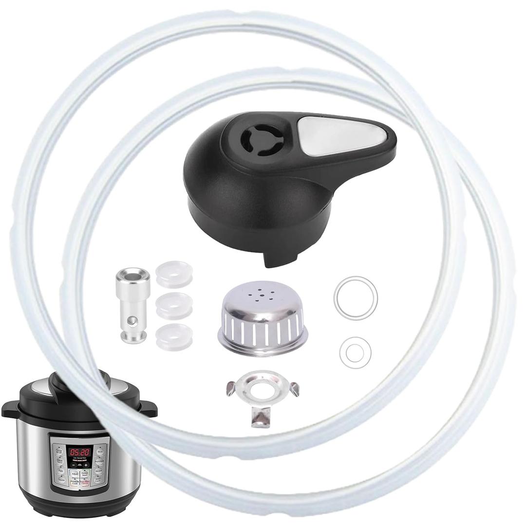 11 PCS Instant Pot Accessories for Lux 5, 6 QT, Instant Pot Replacement Parts Include Sealing Ring, Steam Release Valve, Anti-Block Shield, Valve Sealing Ring, Float Valve and Gasket