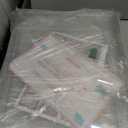 EZJOB 1 Pack Clear Shoe Organizer for Closet Shoes Storage Box for Sneakerheads Plastic Stackable Sneaker Display Case Storage Bins with Lids,Size 14