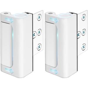 Door Lock for Front Door Kids Safety - Home Security Door Reinforcement Locks Child Proof for Doors Latches for Top of Inside Childproof Flip for Night Bedrooms Apartment Add Extra Lock