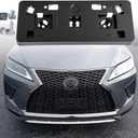 FASTCHE Front License Plate Frame Compatible with 2020 2021 2022 Lexus RX350 RX450h RX350L with F Sport Package Front Bumper License Plate Holder Mounting Bracket Replace # 521140E190 LX1068137