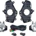 Fog Lights Set Compatible With Toyota For RAV4 2020 2021 Set Car Front Bumper Fog Light With Cover Frame, Wire Switch, Halogen Bulb, Car Parts