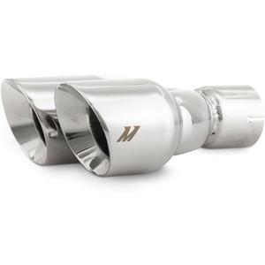 Mishimoto Dual Offset Exhaust Tips, 2.5" Inlet, 3" Outlet