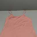 Womens Satin Cami Top V Neck Silk Camisole Tank Top Spaghetti Strap Racerback Camis Blouse Shirt (Medium, Pink)