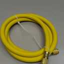 2026 Upgraded 3/8" HVAC Vacuum Hose,Refrigerant Charging Hose,Standard 3/8"3/8" Flare Fittings,6 Feet,Low Resistance and High Flow Rate,Faster HVAC Evacuation and Recovery,20 Microns Vacuum,Yellow