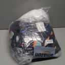  Toddler Nap Mat, Rollup Design Kid Sleeping Mat with Removable Pillow & Minky Blanket, Toddler Sleeping Bag for Daycare Preschool Travel Camping, Space Ship