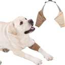 Dog Recovery Sleeves - Dog Elbow Protector for Medium and Large Dogs,Cone Collar Alternative to Stop Licking WoundsDog Front Leg Knuckle Protector Knee Pads (Pack of 2) (XL, Beige Brown)