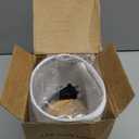 Small Bedside Night Table Lamp for Bedroom, Minimalist Nightstand Lamp with Round Fabric Linen Shade, Study Reading Desk Lamp for Kids Room, Living Room, College Dorm, Home, Office (Standard-Round-set of 1)