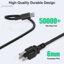 65W USB C Laptop Charger Compatible with Lenovo ThinkPad T480 T490 T580 X1 Carbon T14 T14s T16 E14 E16 Yoga C940 C930 720 910 920 7i Chromebook C330 S330,Type C Fast Charging Power Supply Adapter Cord