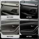 120ml Indoor Safe Trim Restorer, Plastic Restorer for Cars, Car Plastic Restorer, Black Plastic Restorer, Fast-Drying, Waterproof, Long-Lasting Shine & Protection,Indoor Plastic Surfaces Use Only