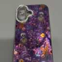 Toycamp for iPhone 17 Case - Compatible with Magsafe Women Girls Aesthetic Cute Girly Kawaii Skeleton Unique Design Laser Bling Lens Protector Magenetic Funda for Apple 17 Phone Cover (Skull Flower)