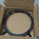 Hiorucet W10216179 Cast Iron Wok Ring, Wok Support Ring for Gas Stove GE, KitchenAid, Kenmore, Jenn-Air, Whirpool Gas Range Parts, Non Slip Wok Burner Rings Pan Stand Round Rack Holder Accessories.