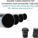 uxcell Leveling Feet 1" 25mm OD Round Insert Furniture Adjustable Leveler 8 Sets