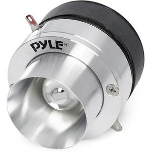 Pyle 2.5" Titanium Tweeter with Die-Cast Aluminum Frame - 100 Watts, 1'' Voice Coil, Car Audio Tweeter for Stereo and Speaker - PDBT30, Yellow