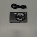 2025 New Digital Camera, 56MP FHD 1080P for Kids with 16x Digital Zoom Anti Shake, Face Detect, Smile Capture, 32GB TF Card, Battery, Lanyard, a Great Gift for Boys & GirlsBlack