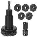 Eascor Wheel Hub Cleaning Tool, Wheel Hub Resurfacing Kit, Wheel Stud Cleaner, Quick Rust Removal for Lug Studs and Rotors, Fits 1/2” Wrenches Or Electric Drill, Automotive Maintenance Tool1 Missing Pieces