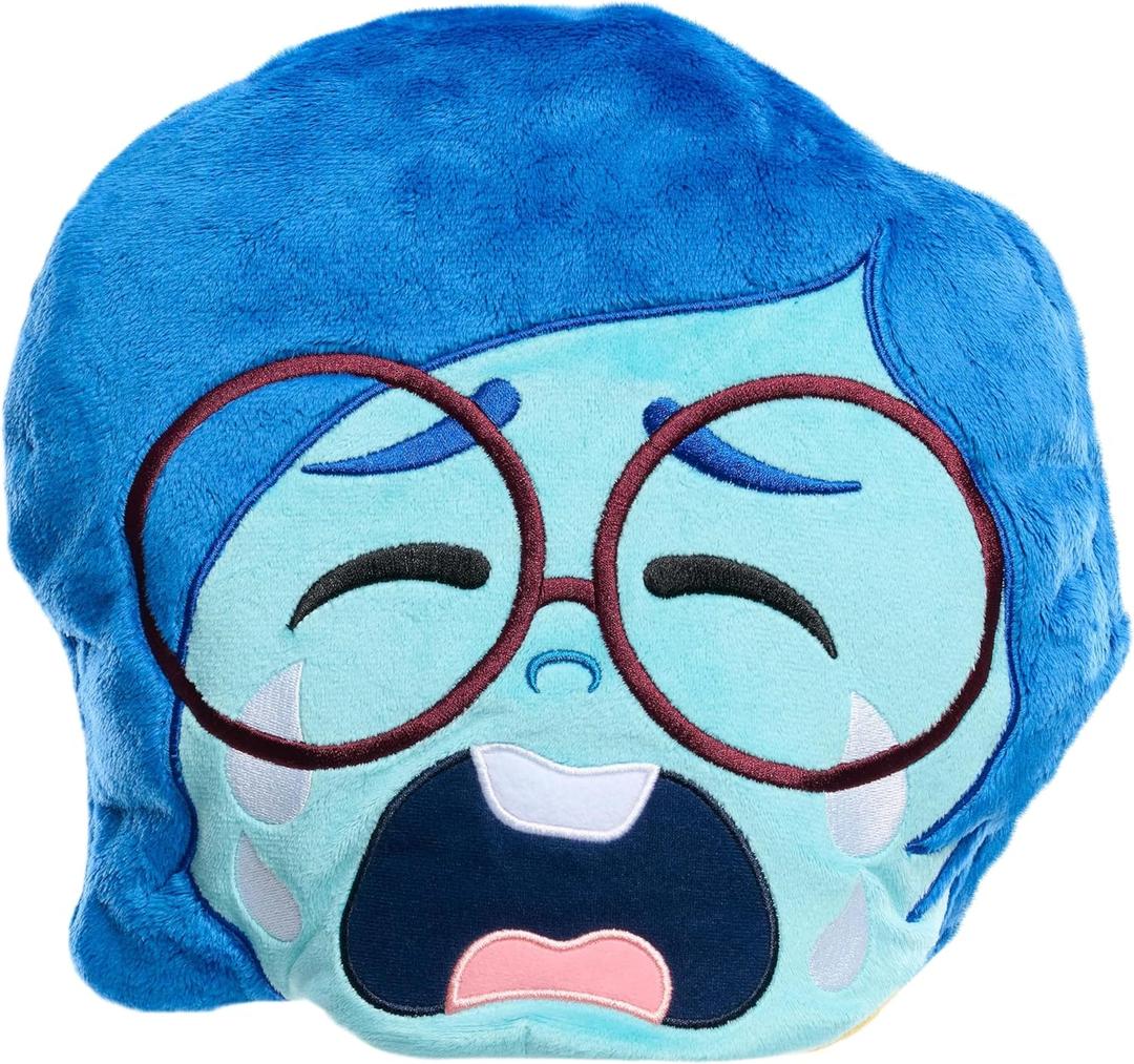 Inside Out 2 Flip-A-Mood Reversible Plush Joy/Sad, Easter Basket Fillers, Gifts, Presents, Kids Toys for Ages 3 Up by Just Play