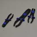 Orion Motor Tech Hose Pinch Off Pliers, 3 Piece Long Reach Hose Clamp Pliers Set for Flexible Hoses Brake Coolant Radiator Vacuum Fuel Lines Maintenance