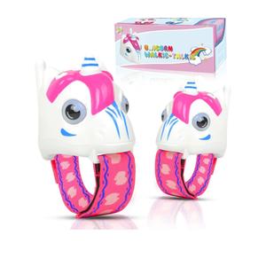 Unicorn Walkie Talkies for Kids, 2 Pack Camping Unicorn Outdoor Toys for Girls Age 3-12 Year Old, 3 Channel Toy Birthday Gifts Easter Halloween Christmas Stocking Stuffers