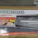 Black+Decker Countertop Convection Toaster Oven, 8 One-touch Cooking Functions, Stainless Steel, Extra-deep Interior