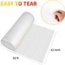 Bubble Cushioning Wrap 2 Pack 12 Inch x 72 ft Total Bubble Wrap for Packing，Moving Boxes and Shipping for Your Business，Perforated Every 12 in.Suitable for Filling Packaging Boxes.