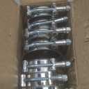 QWORK 2.5" T-Bolt Hose Clamp Stainless Steel, Working Range 70mm-78mm for 2.5" Hose ID, Intake Intercooler Hose Clamp, 10 Pack