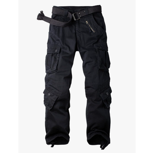 Men's Camo BDU Cargo Tactical Ripstop Casual Lightweight Baggy Combat 100% Cotton Pants with 8 Pockets(No Belt) 36