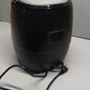 Gourmia Air Fryer - 4 Qt Capacity, FryForce360, Digital Display with 8 Presets, Roast, Bake, Broil, Dehydrate, Dishwasher Safe Accessories, Compact, Black