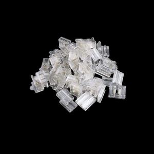 SPT-1 Female Vampire Plug 25Pcs, Gilbert Plug Green, Fits SPT-1 Specification Cable Christmas Light String Ends Replacement Zipper Plugs