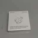 6 Ft Surge Protector Power Strip - 8 Widely Outlets with 4 USB Ports, 3 Side Outlet Extender with 6 Feet Extension Cord, Flat Plug, Wall Mount, Desk USB Charging Station, ETL,White