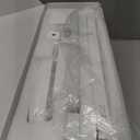 KIRKAS 34inch Large Half Moon Light for Nail Tech, 456 LEDs 3 Color Modes Infinitely Knob Arch Light with Phone Holder Charging Function, Foldable Nail Desk Lamp for Eyelash Extension, Tattoo-White