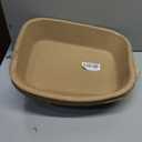Kitty Sift Disposable Cat Litter Box Large, 6 Count, Durable Portable for Travel and Home, Eco-Friendly Disposable Litter Box Controls Odor