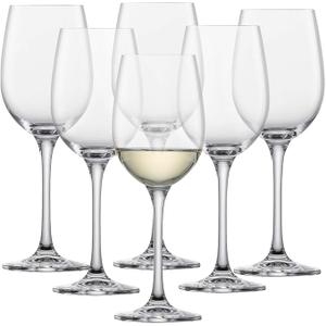 Schott Zwiesel Classico White Wine Glass (Set of 12), Classic Wine Glasses for White Wine, Dishwasher Safe Tritan Crystal Glasses, Made in Germany (Item No. 123656)