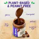 2 x Pyure Keto Hazelnut Chocolate Spread | Sugar-Free, Low Carb, Vegan Nutella Alternative | 2g Net Carbs, Gluten-Free, Peanut-Free, Plant-Based, Non-GMO, Keto Snack, Vegan Sweets | 13 oz Jar