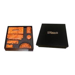 SALIEX Pen Holder, Document Organizer, Tissue Box, Business card holder, set of (7 articles)