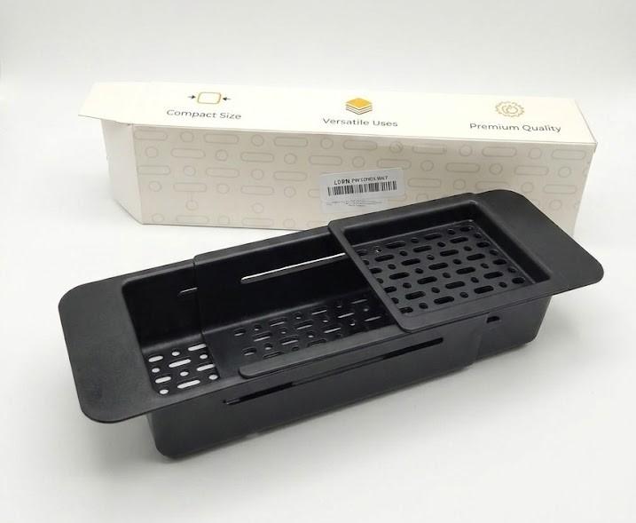 Retractable Sink Drain Basket, Multifunctional Kitchen Storage Organizer, Dish Drying Rack for Modern Kitchen Sink