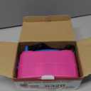 IDAODAN Electric Balloon Pump, Portable Electric Balloon Blower Machine Balloon Air Pump Dual Nozzle Rose Red 110V 600W Balloon Inflator for Party Decorations